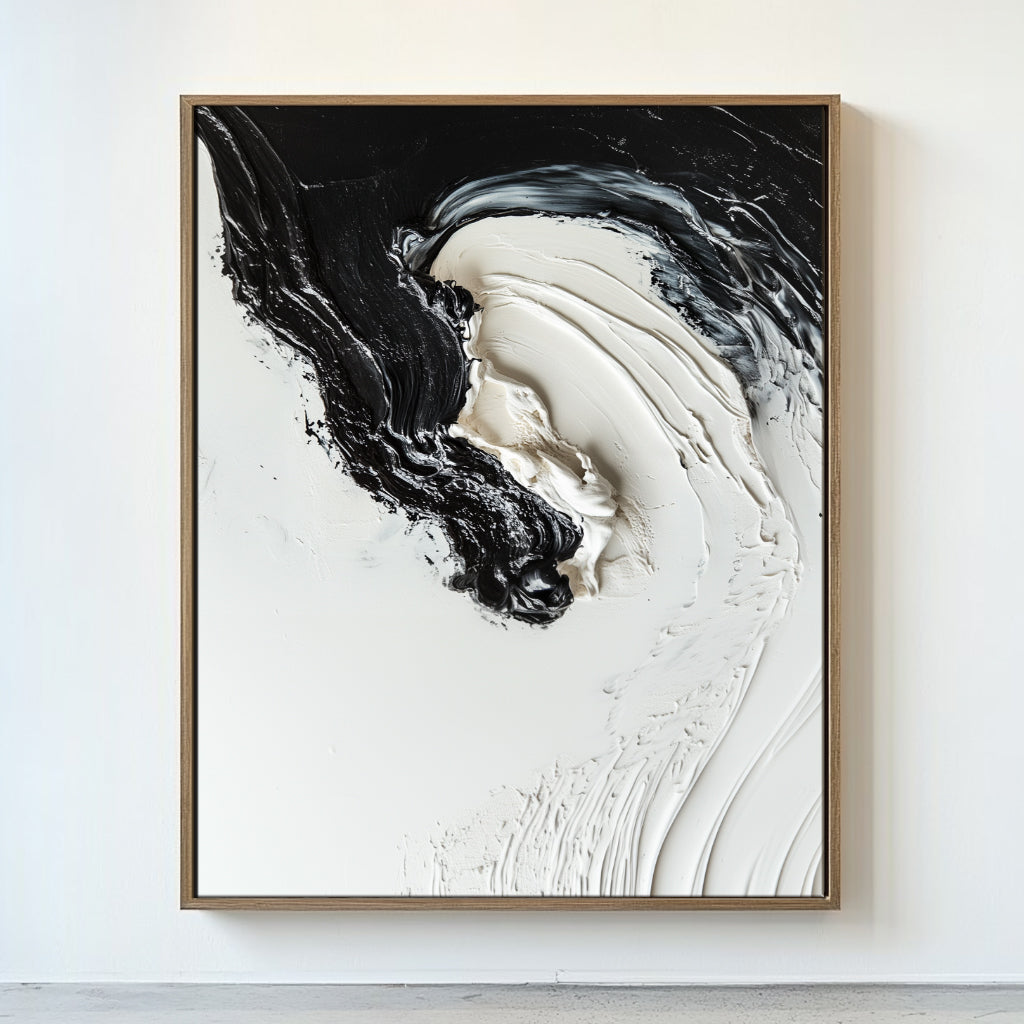 Monochrome Symphony Canvas