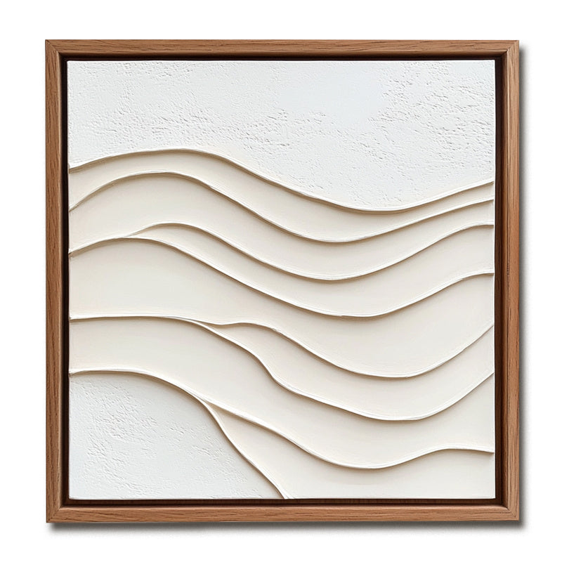 Tranquil Waves: 3D Wall Art
