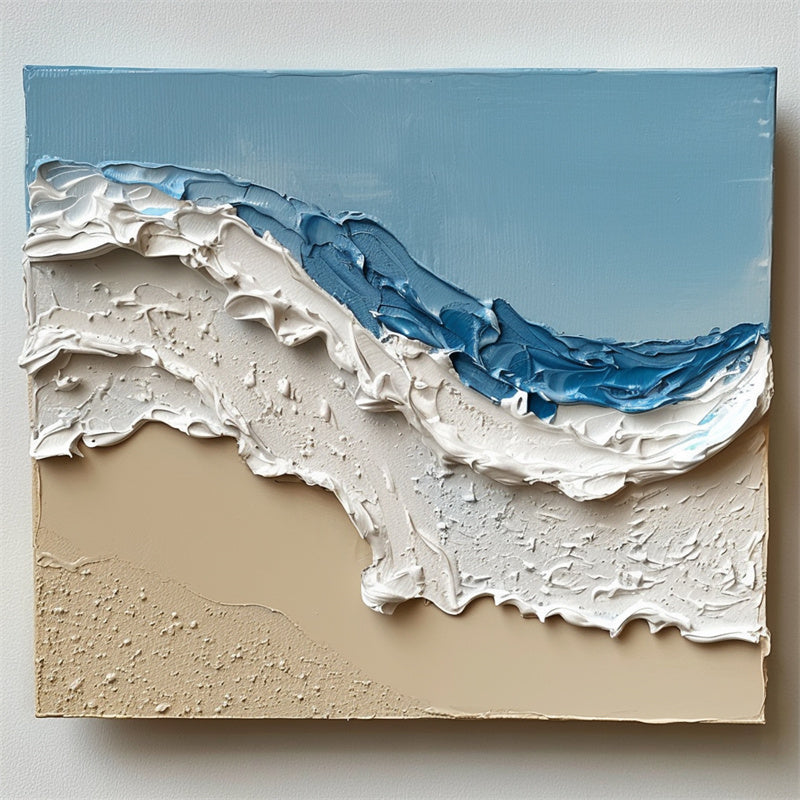 Coastal Breeze: Textured Waves