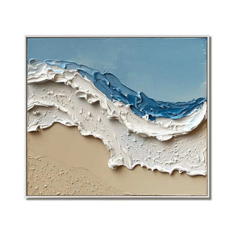 Coastal Breeze-The Art of Seaside Wave Texture Wall in Modern Home Decoration - artextured