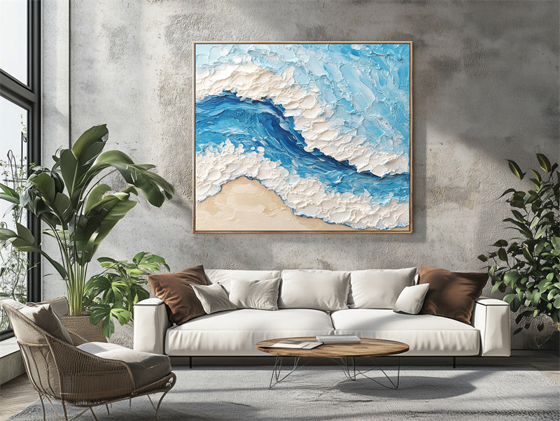 Ocean Wave: Textured Seascape