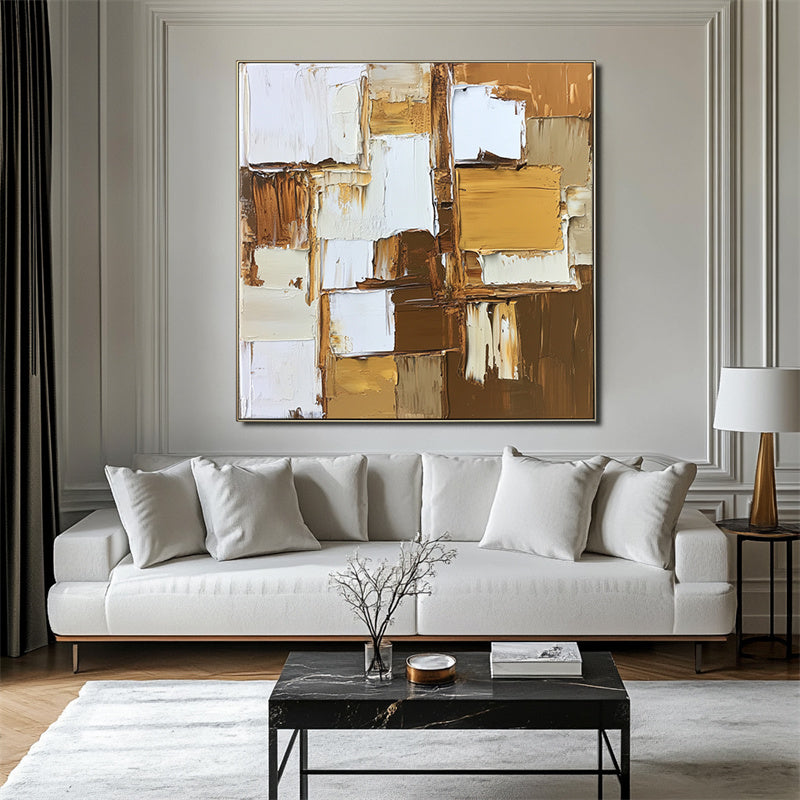 Golden Layers – Abstract Harmony