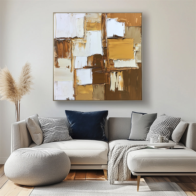 Golden Layers – Abstract Harmony