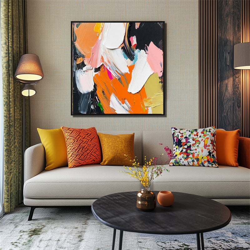 Vivid Harmony - Abstract Canvas