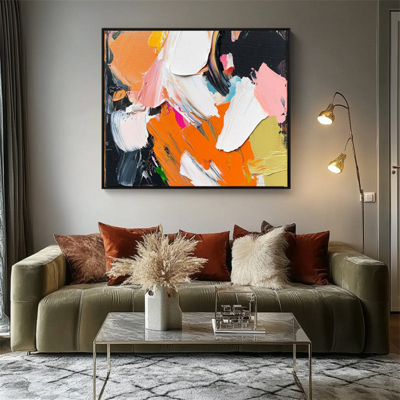 Vivid Harmony - Abstract Canvas