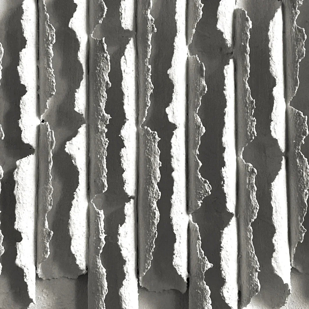 Fragmented Harmony-Shallow Tone Three-Dimensional Fission Texture Abstract Wall Art - artextured