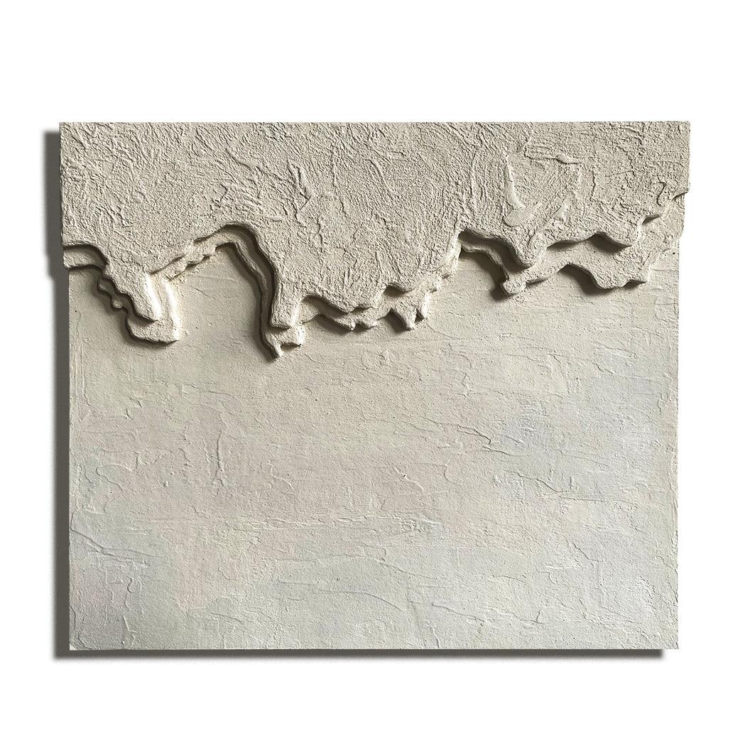 Eclipsed Radiance-Abstract Texture Relief Wall Art for Modern Living Room or Bedroom Decoration - artextured