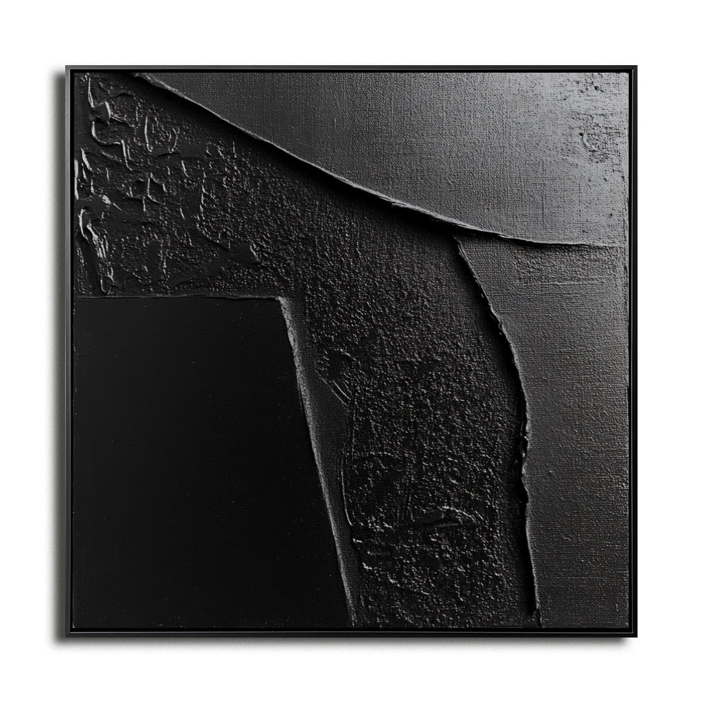 Monochrome Texture Canvas Art