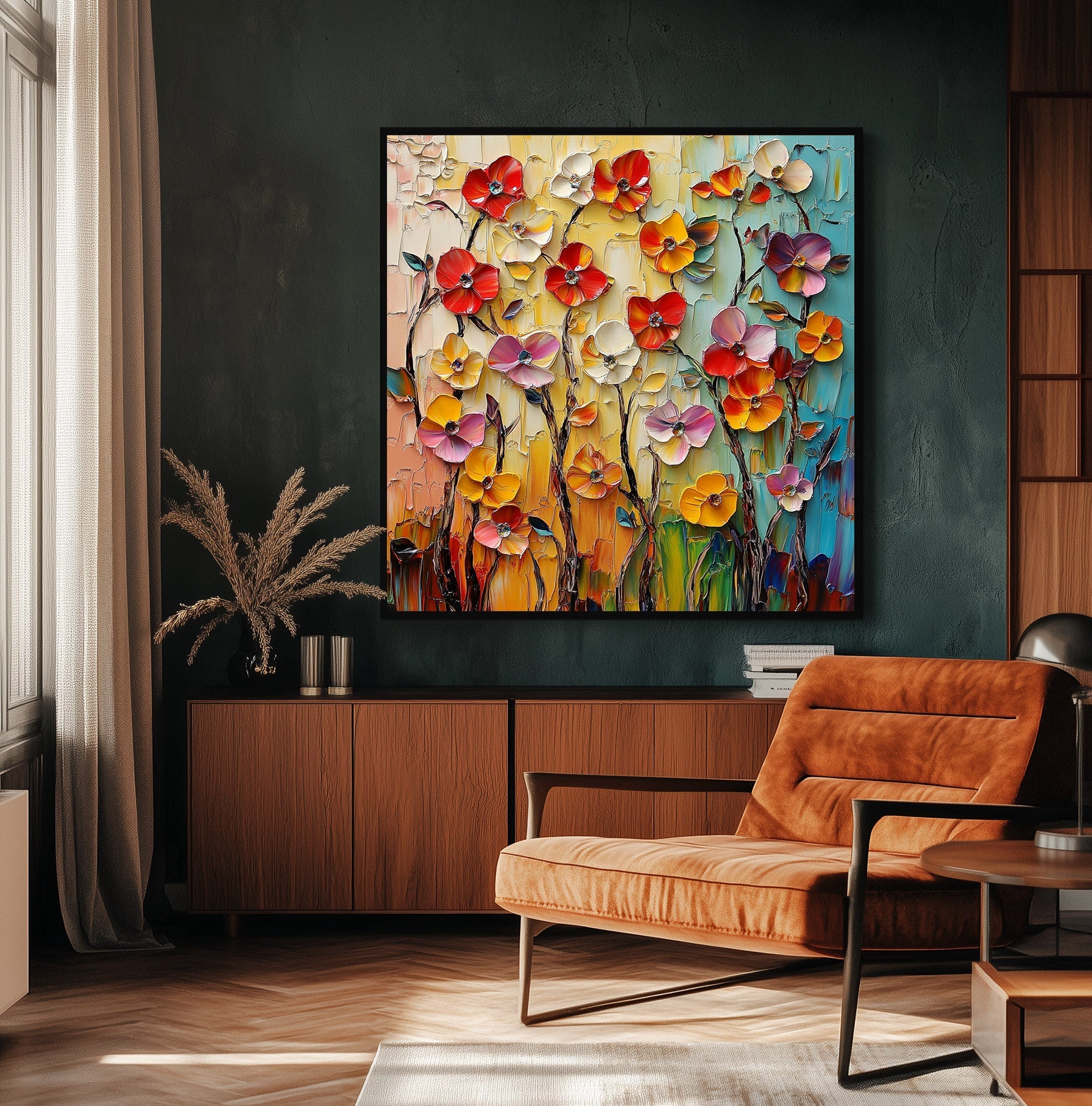 Radiant Floral Cascade