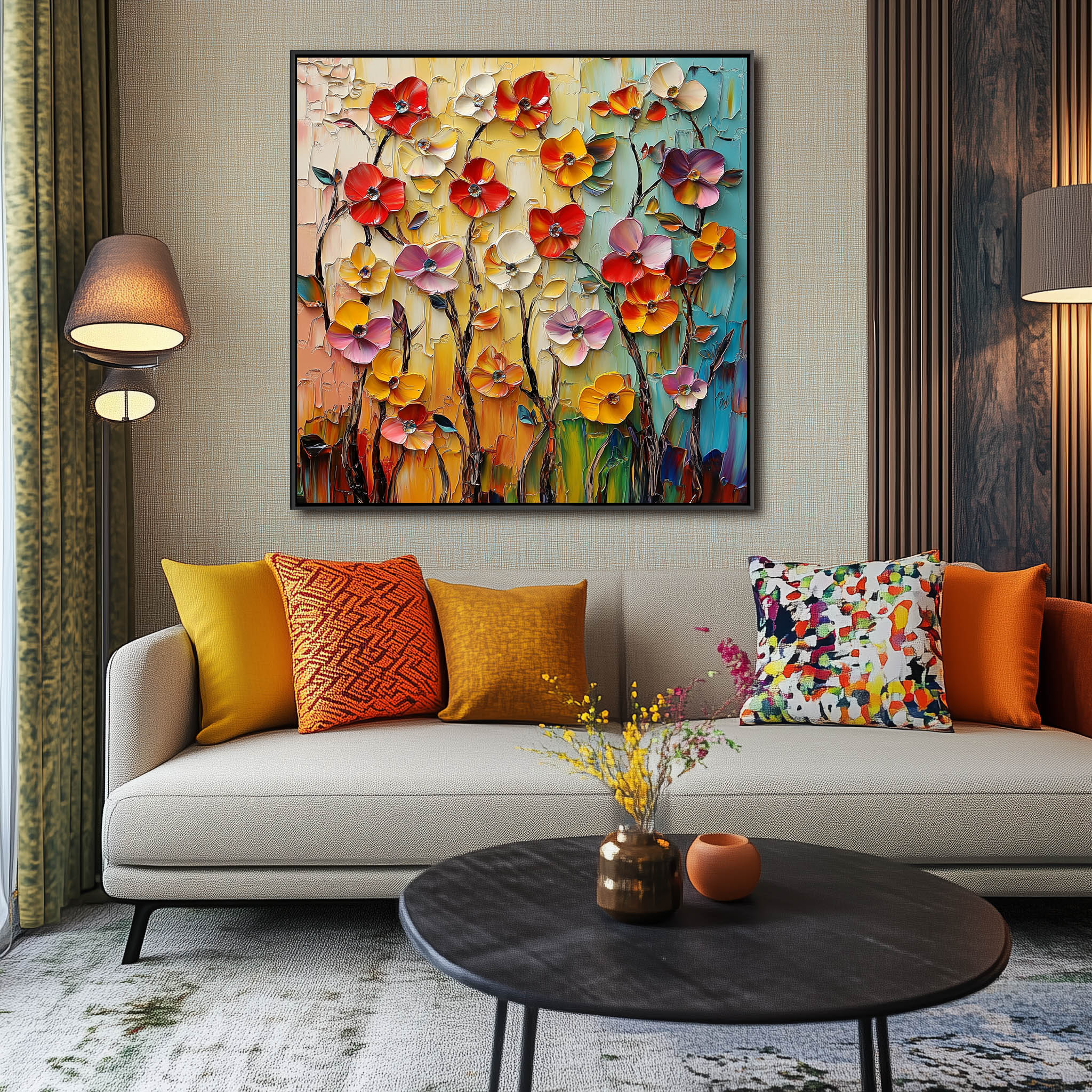 Radiant Floral Cascade