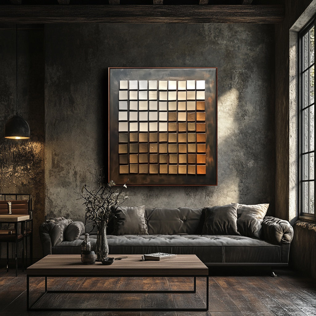 Ethereal Bronze Mosaic
