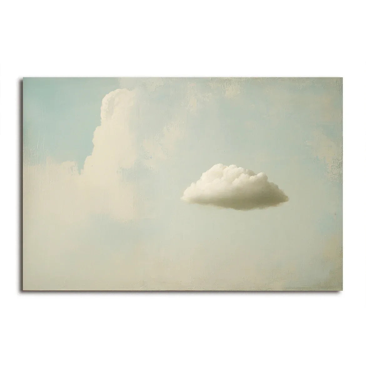 Floating Reverie-Modern Minimalist Abstract Cloud Texture Wall Art - artextured