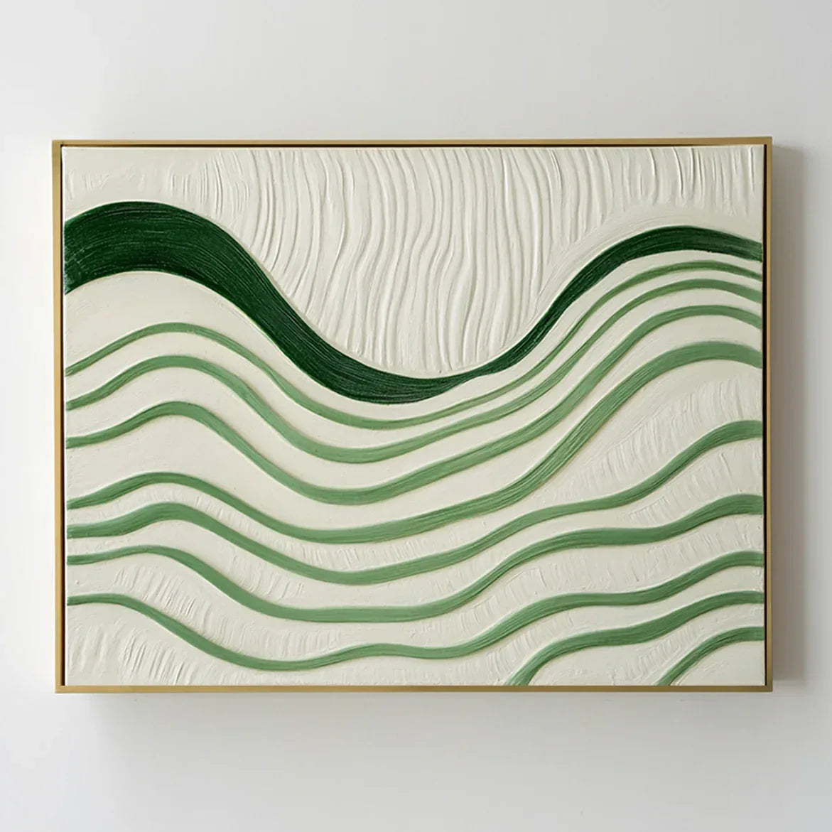 Rhythms of Silence - Abstract Oil Painting for Textured Modern Wall Art - artextured