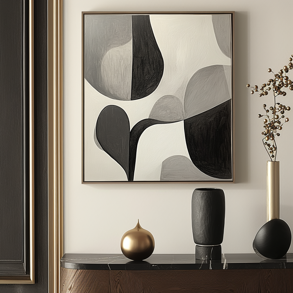 Echoes of Silence - Minimalist Abstract Canvas Art