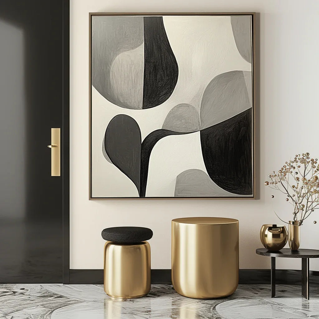 Echoes of Silence - Minimalist Abstract Canvas Art - artextured