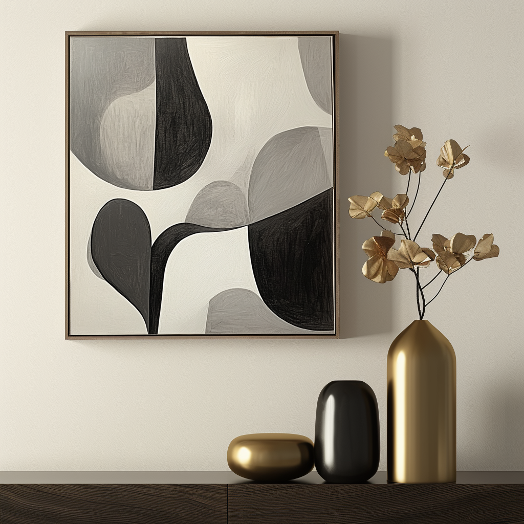 Echoes of Silence - Minimalist Abstract Canvas Art