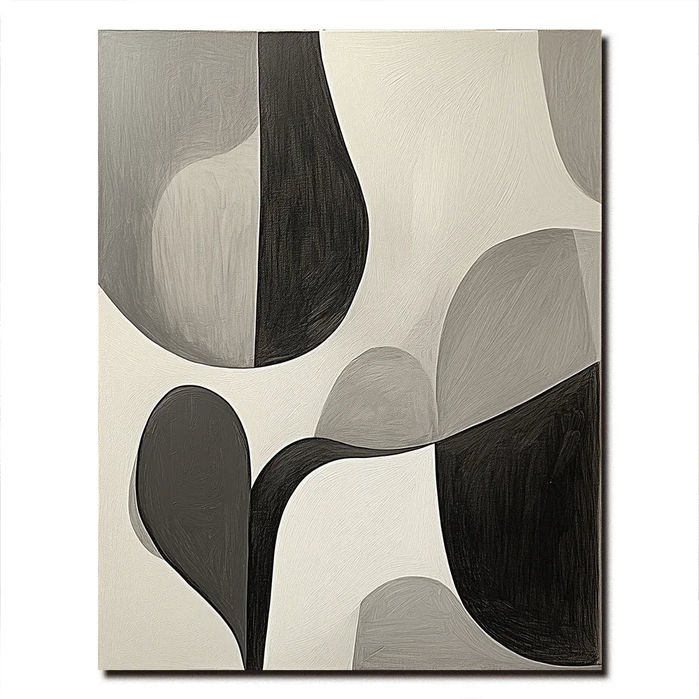 Echoes of Silence - Minimalist Abstract Canvas Art - artextured