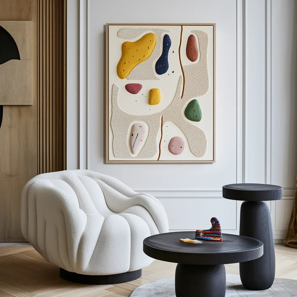 Playful Abstraction-Modern Space Healing Abstract Wall Art - artextured