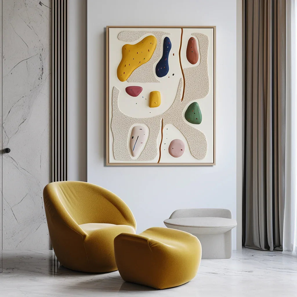 Playful Abstraction-Modern Space Healing Abstract Wall Art - artextured