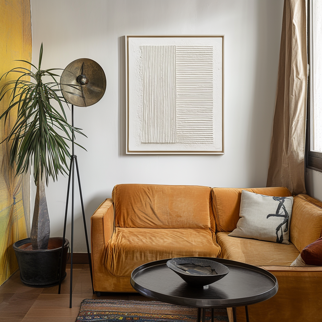 3D Minimalist Texture Painting - Parallel Tranquility
