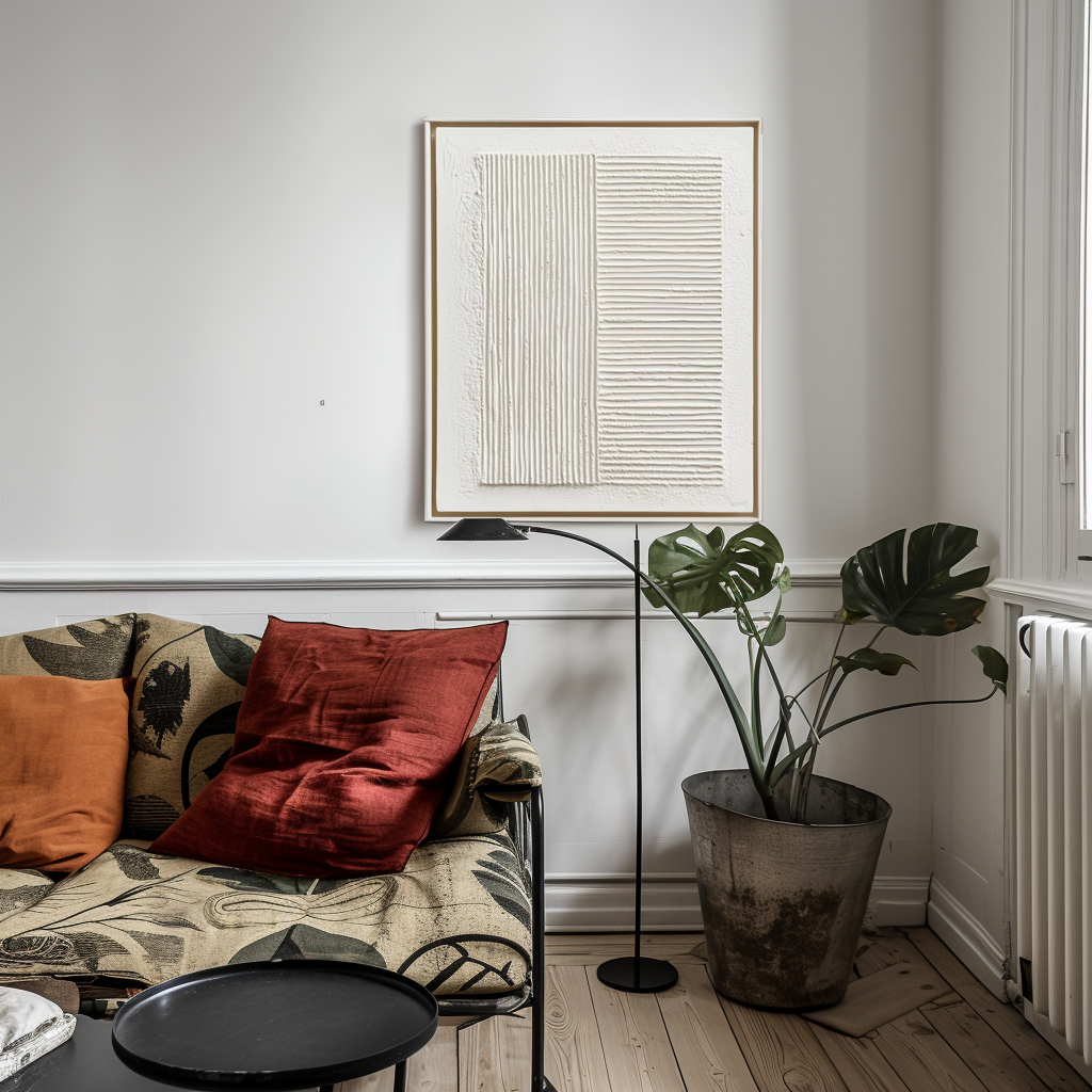 3D Minimalist Texture Painting - Parallel Tranquility