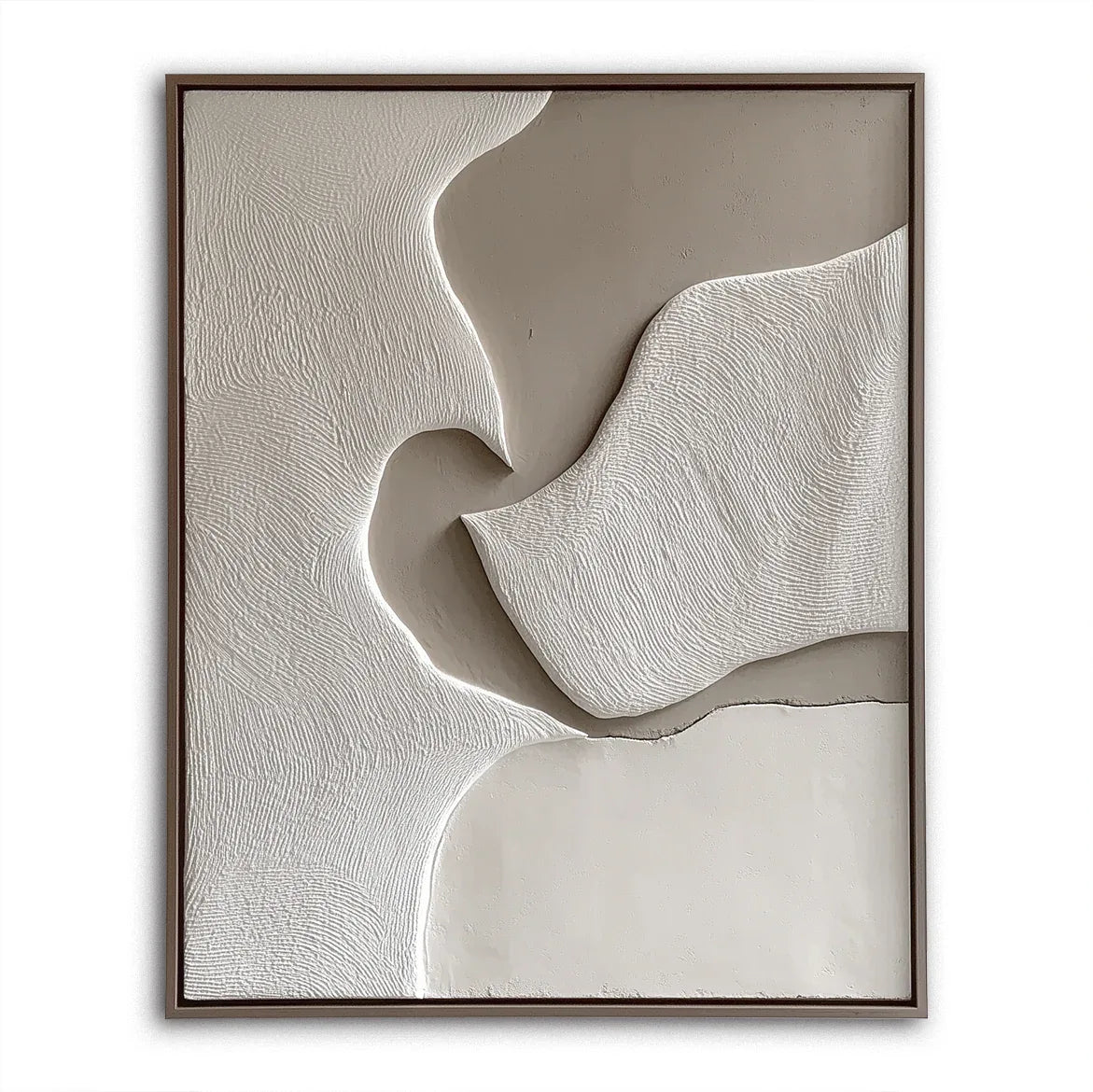 Minimal Abstract Painting - Soft Divide - artextured