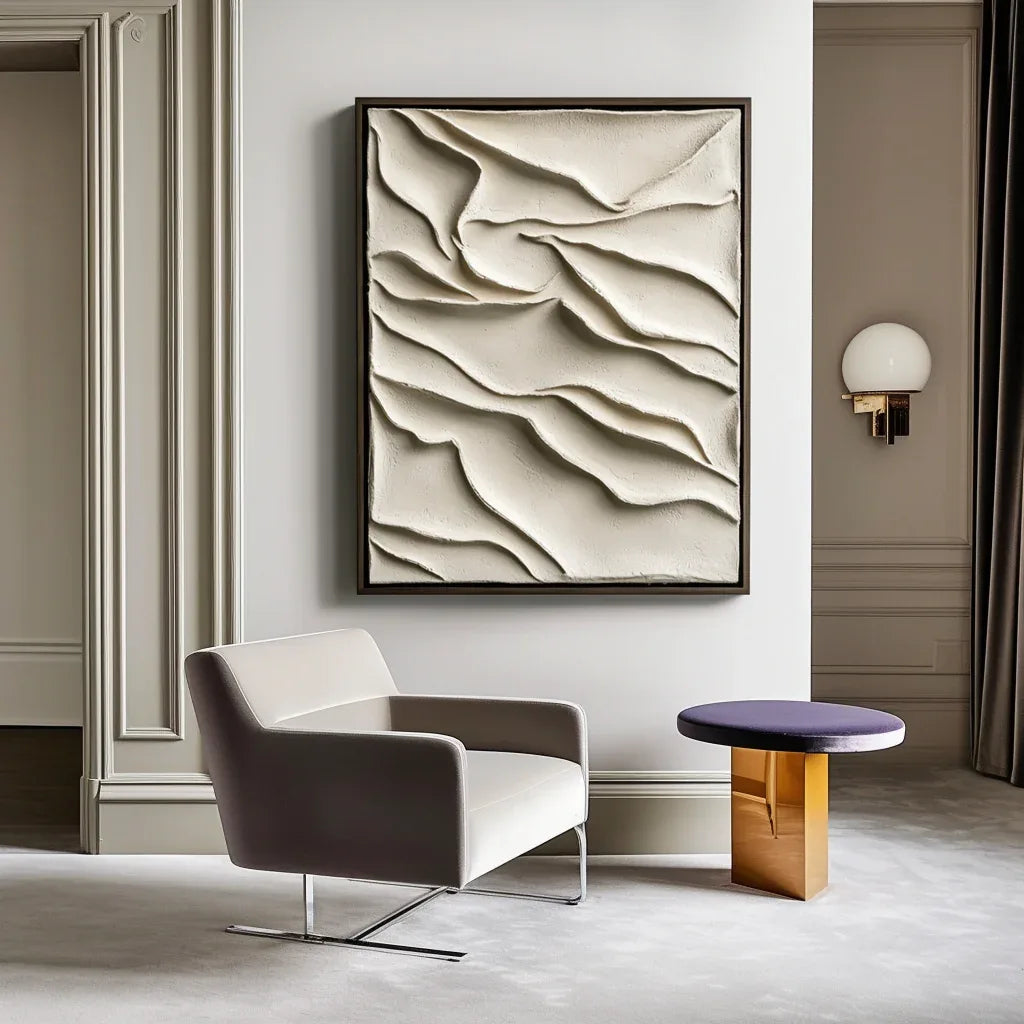 Desert Abstract Painting - Dune Memory - artextured