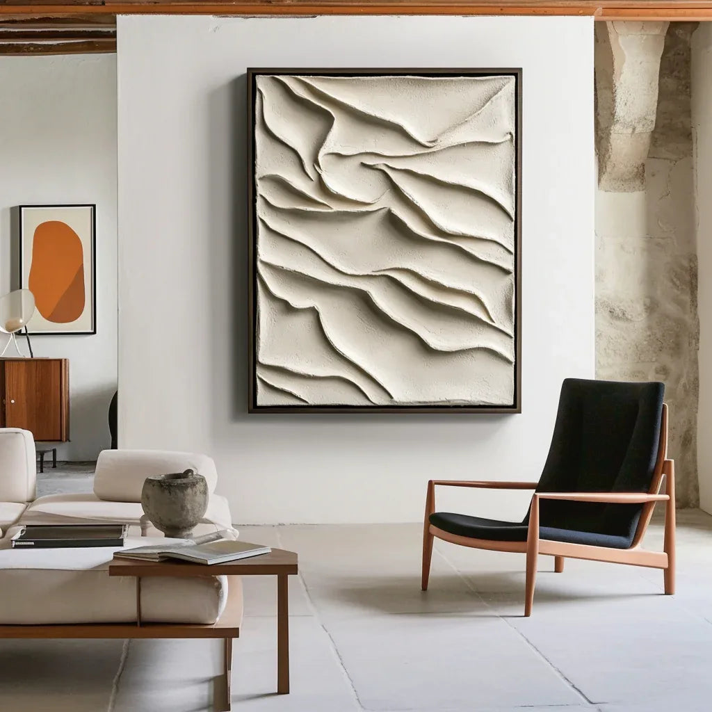 Desert Abstract Painting - Dune Memory - artextured