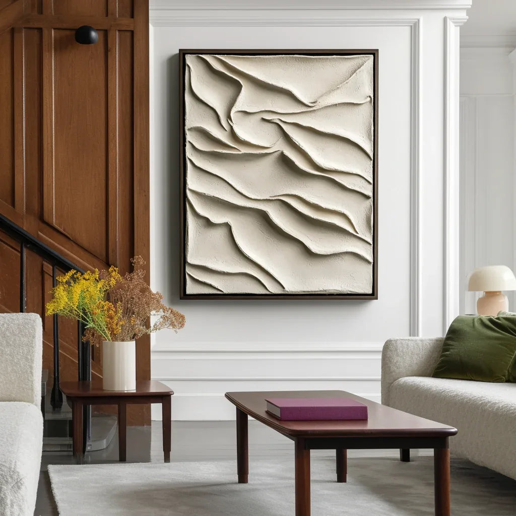 Desert Abstract Painting - Dune Memory - artextured