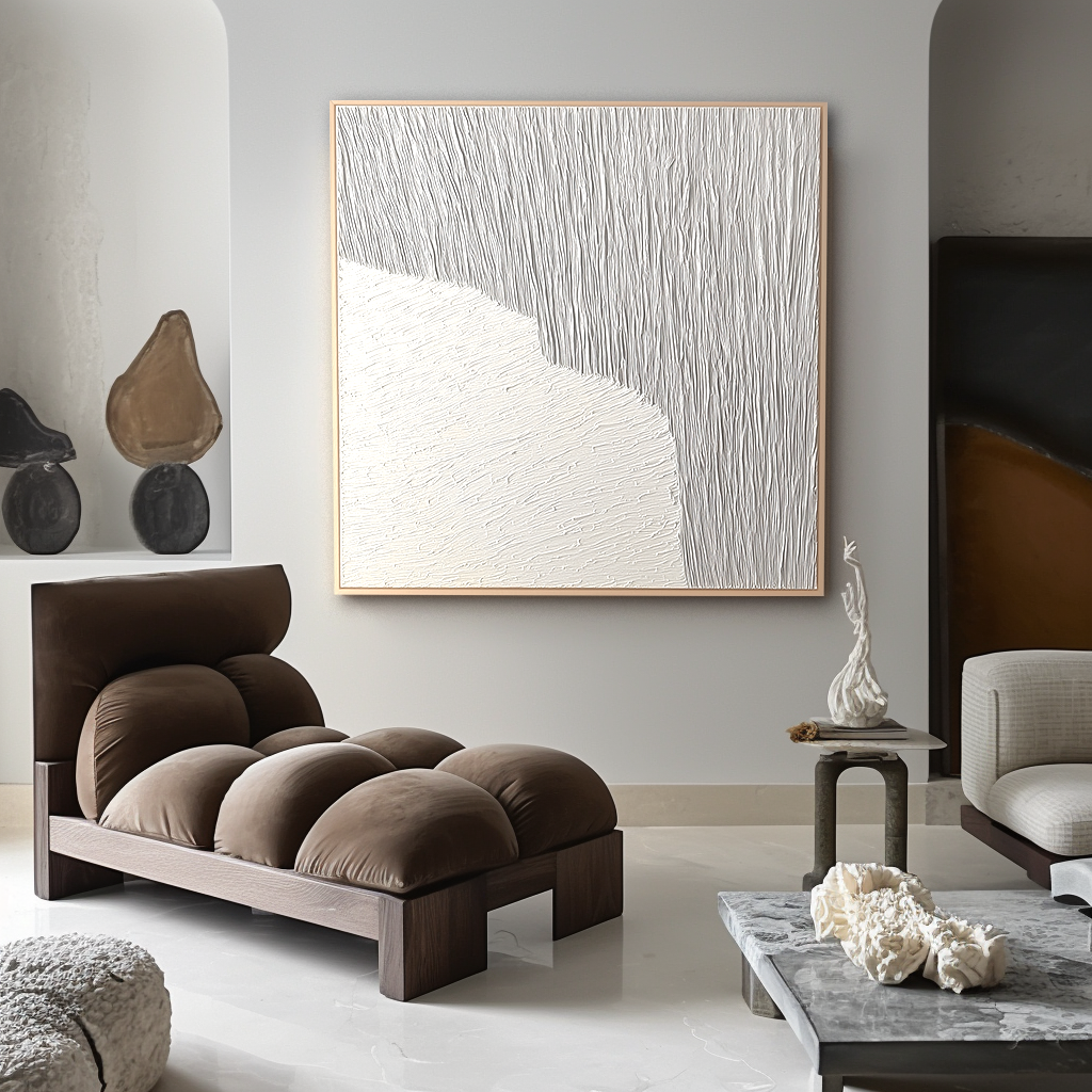 Vertical Abstract Wall Art - Silent Divide
