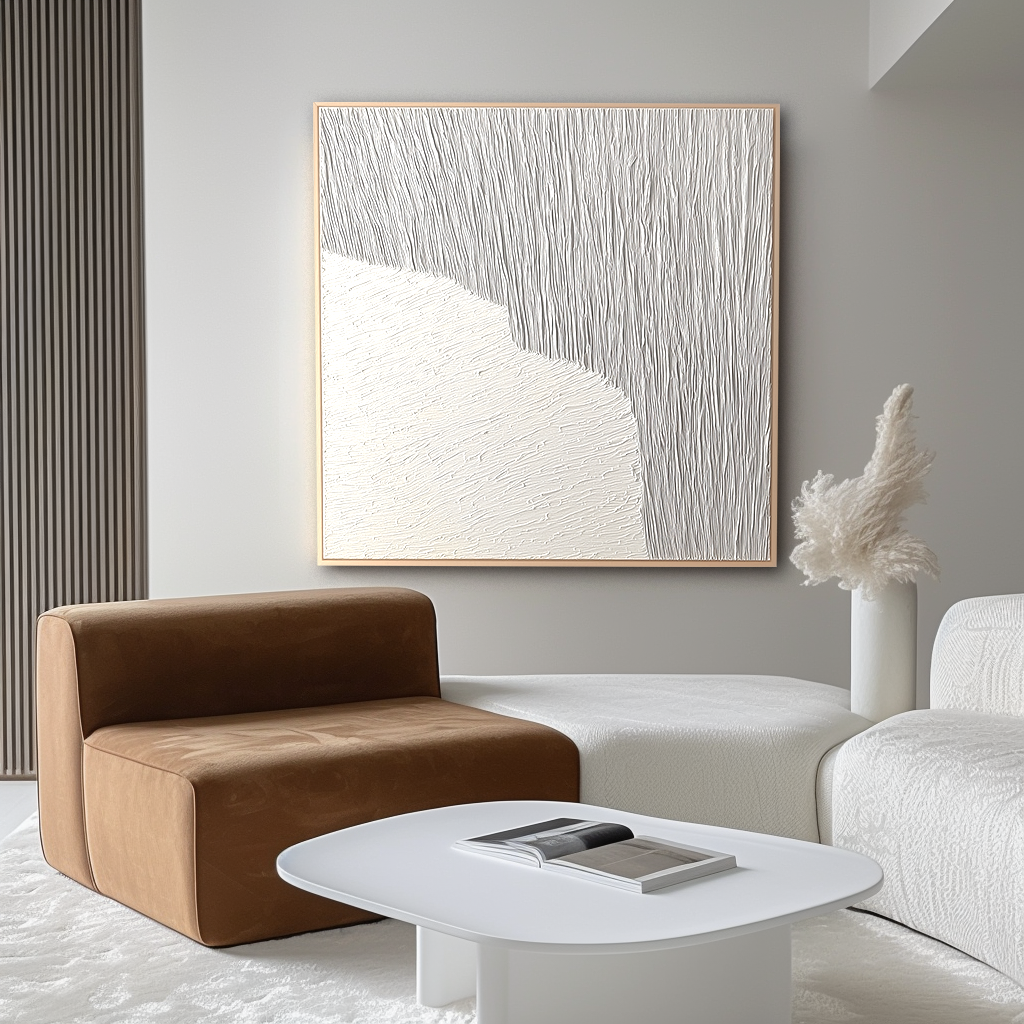 Vertical Abstract Wall Art - Silent Divide