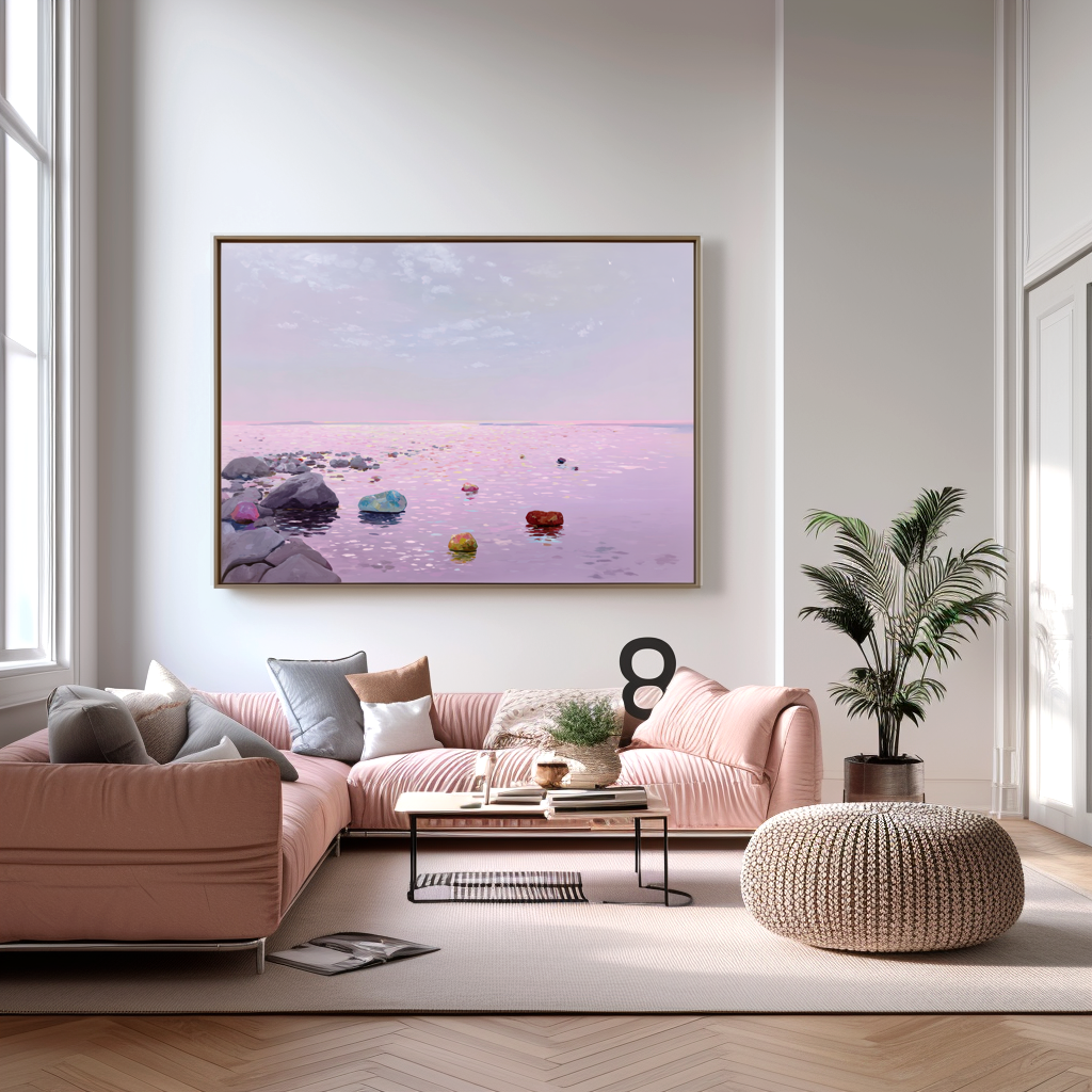 Pastel Horizon – Abstract Painting