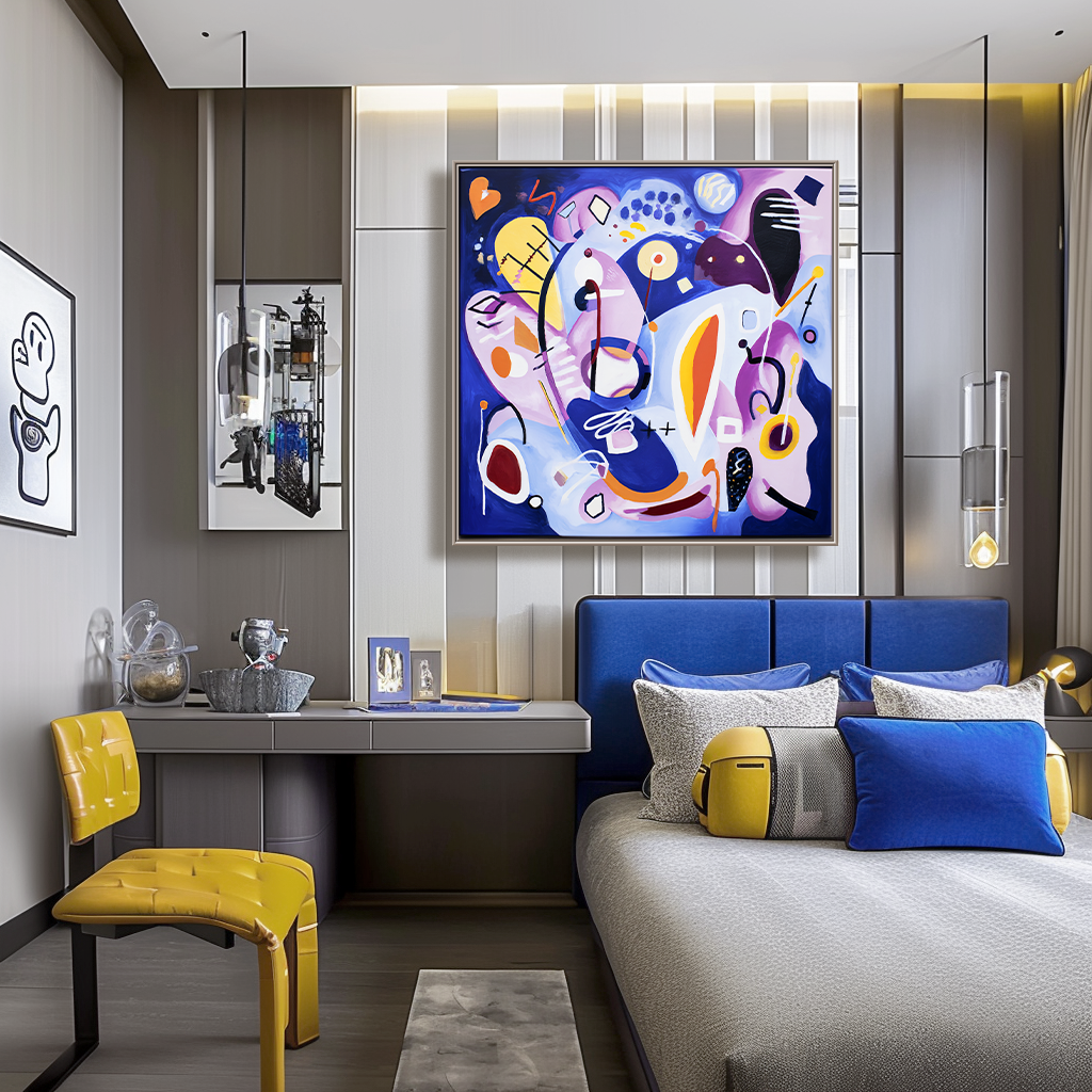 Artextured – Pop Mirage | Vibrant Abstract Pop Art Oil Painting