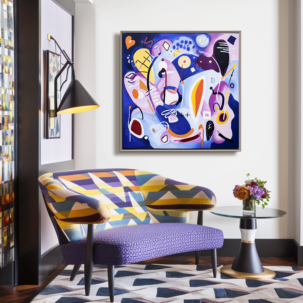 Artextured – Pop Mirage | Vibrant Abstract Pop Art Oil Painting