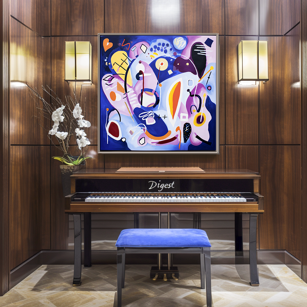 Artextured – Pop Mirage | Vibrant Abstract Pop Art Oil Painting