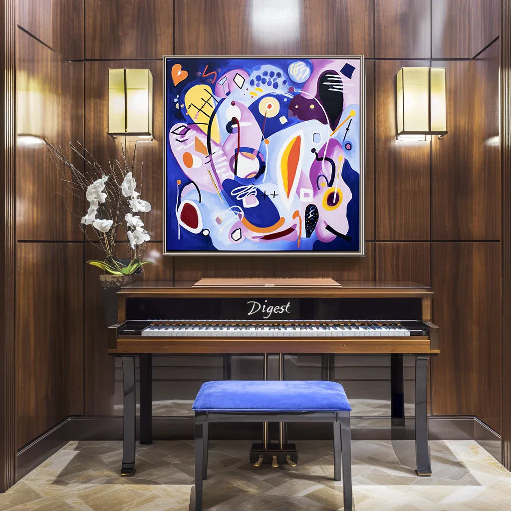 Artextured – Pop Mirage | Vibrant Abstract Pop Art Oil Painting - artextured