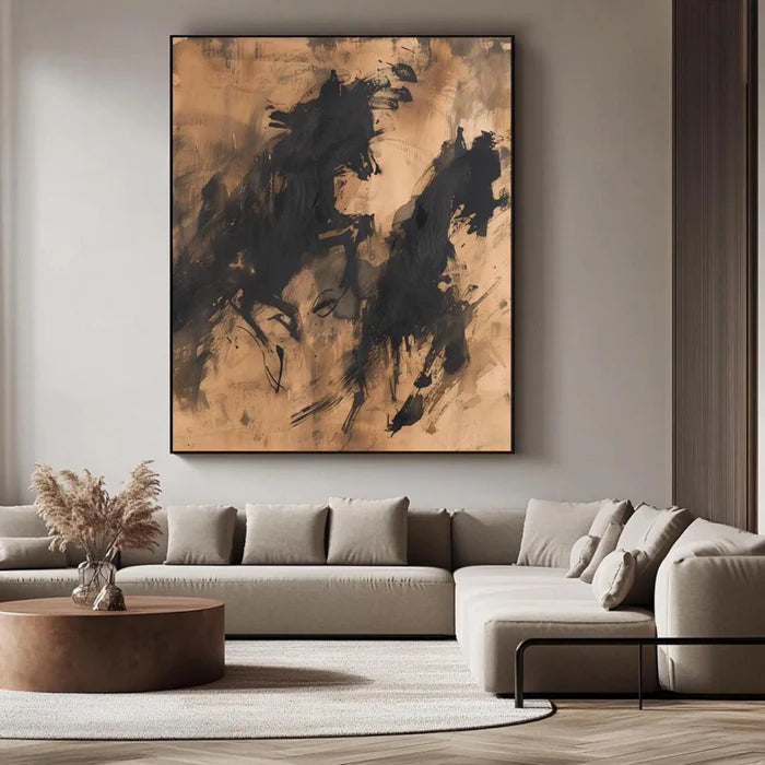 Galloping Spirit – Abstract Horse Canvas Art#AB0519031