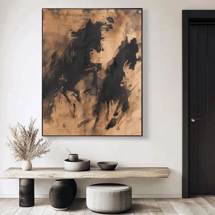 Galloping Spirit – Abstract Horse Canvas Art#AB0519031