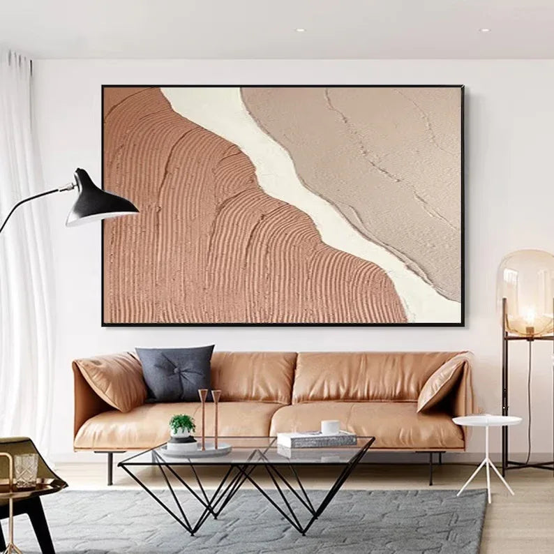 Desert Flow-Natural Abstract Earth Texture Wall Art - artextured