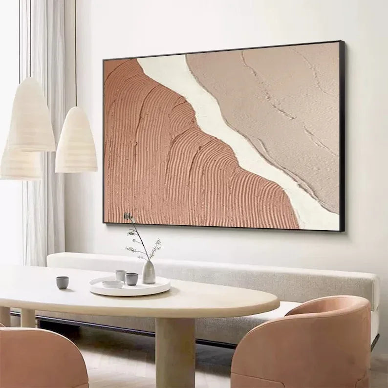 Desert Flow-Natural Abstract Earth Texture Wall Art - artextured