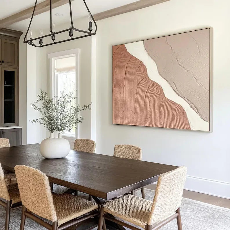 Desert Flow-Natural Abstract Earth Texture Wall Art - artextured