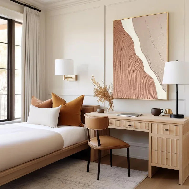 Desert Flow-Natural Abstract Earth Texture Wall Art - artextured