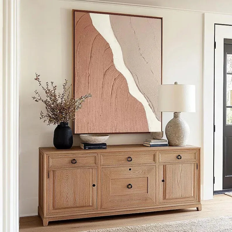 Desert Flow-Natural Abstract Earth Texture Wall Art - artextured