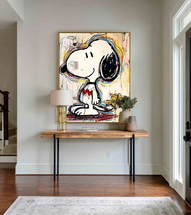 Snoopy Smile – Playful Canvas Art#AB0519028