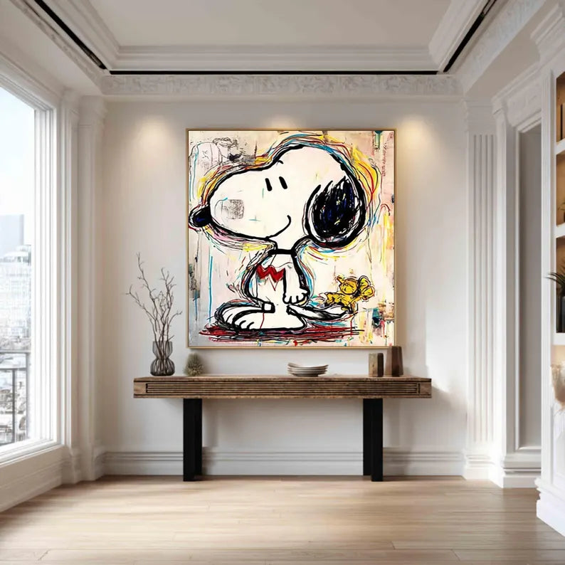 Snoopy Smile – Playful Canvas Art#AB0519028