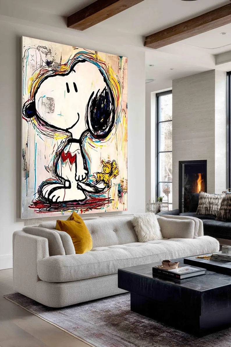 Snoopy Smile – Playful Canvas Art#AB0519028