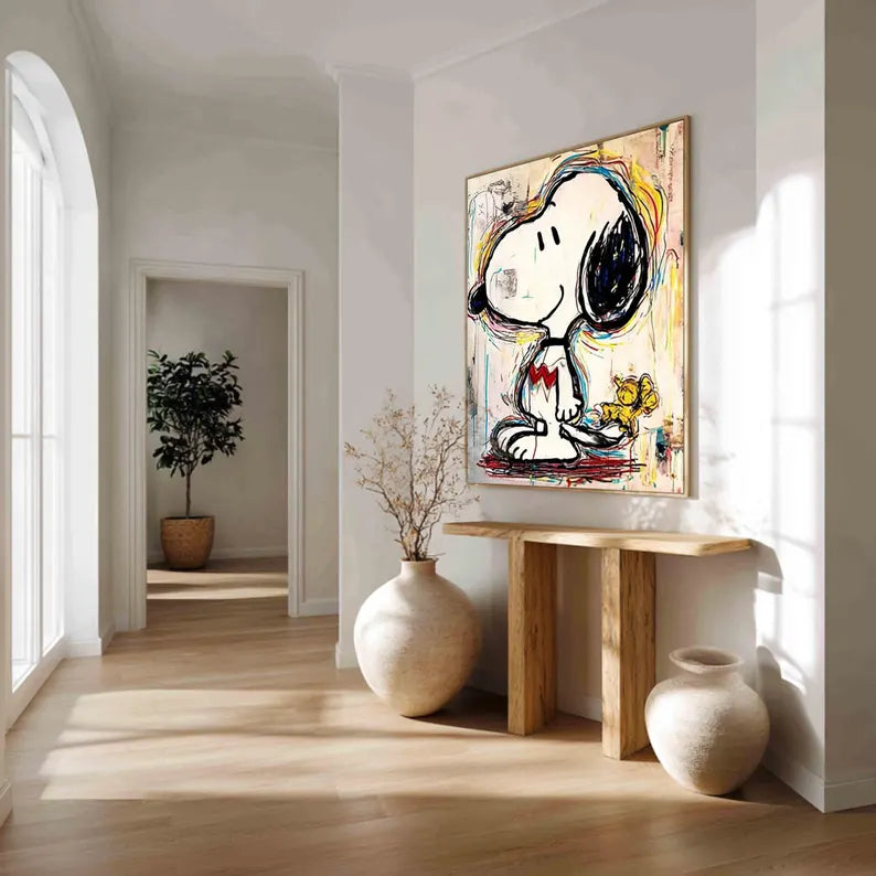 Snoopy Smile – Playful Canvas Art#AB0519028