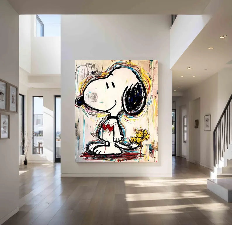 Snoopy Smile – Playful Canvas Art#AB0519028