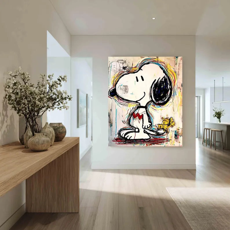 Snoopy Smile – Playful Canvas Art#AB0519028
