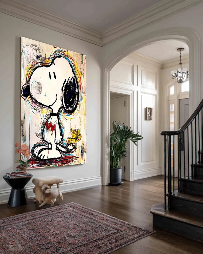 Snoopy Smile – Playful Canvas Art#AB0519028
